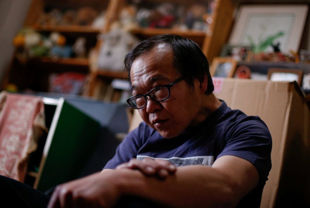 53岁的经部昭博希望能找到正职工作。（图／载自路透社）