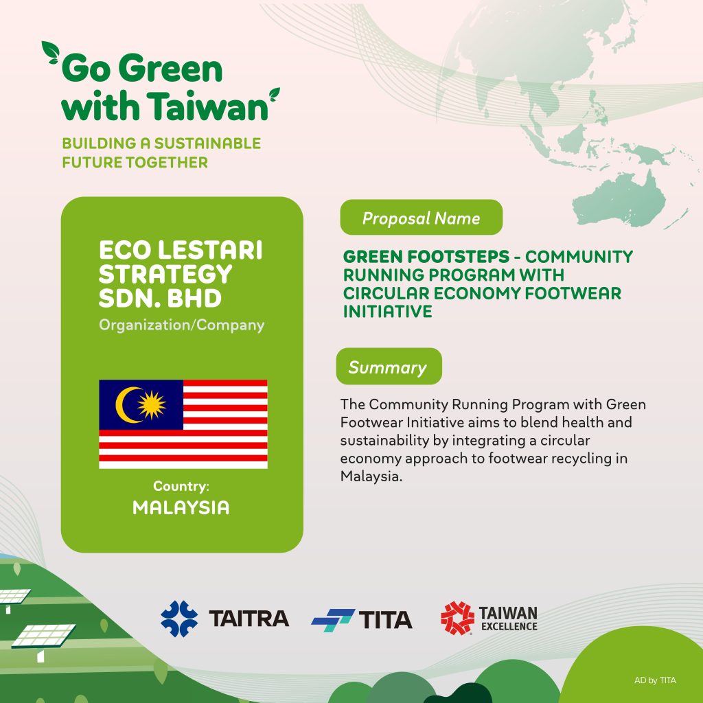 Go Green with Taiwan 全球征案 大马1案成功入围